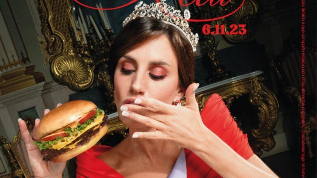Vicio la lía con su última campaña: Utilizan la imagen de la Reina Letizia para anunciar hamburguesas