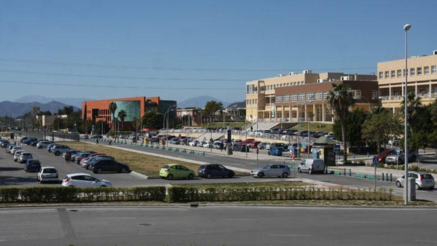 Una vista del campus de Teatinos.