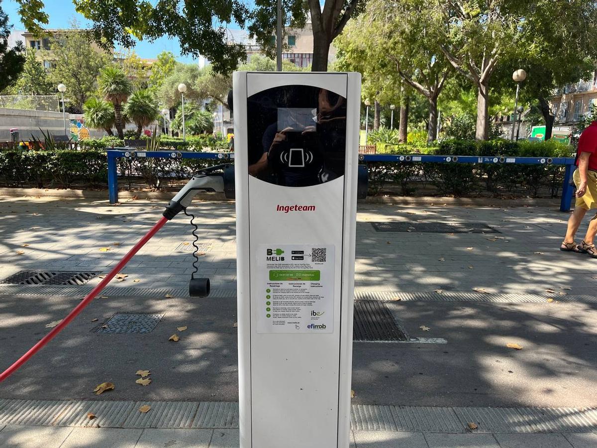 Eine Ladestation in Palma.
