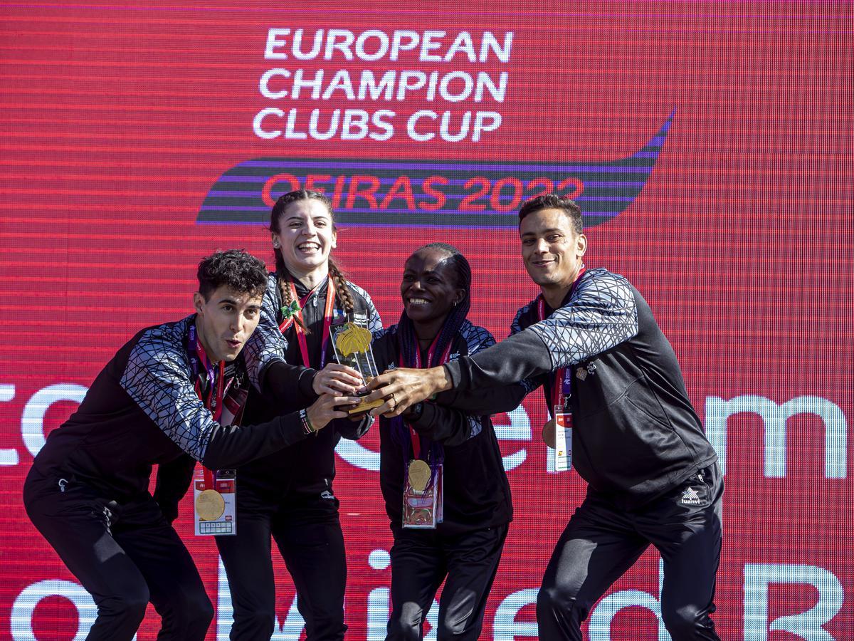 el Playas de Castellón logró el título de campeón de Europa de clubes de cross en relevo mixto.