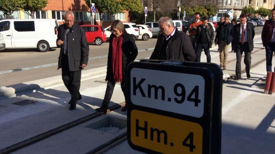 Los últimos 400 metros del tren a Dénia ya están listos