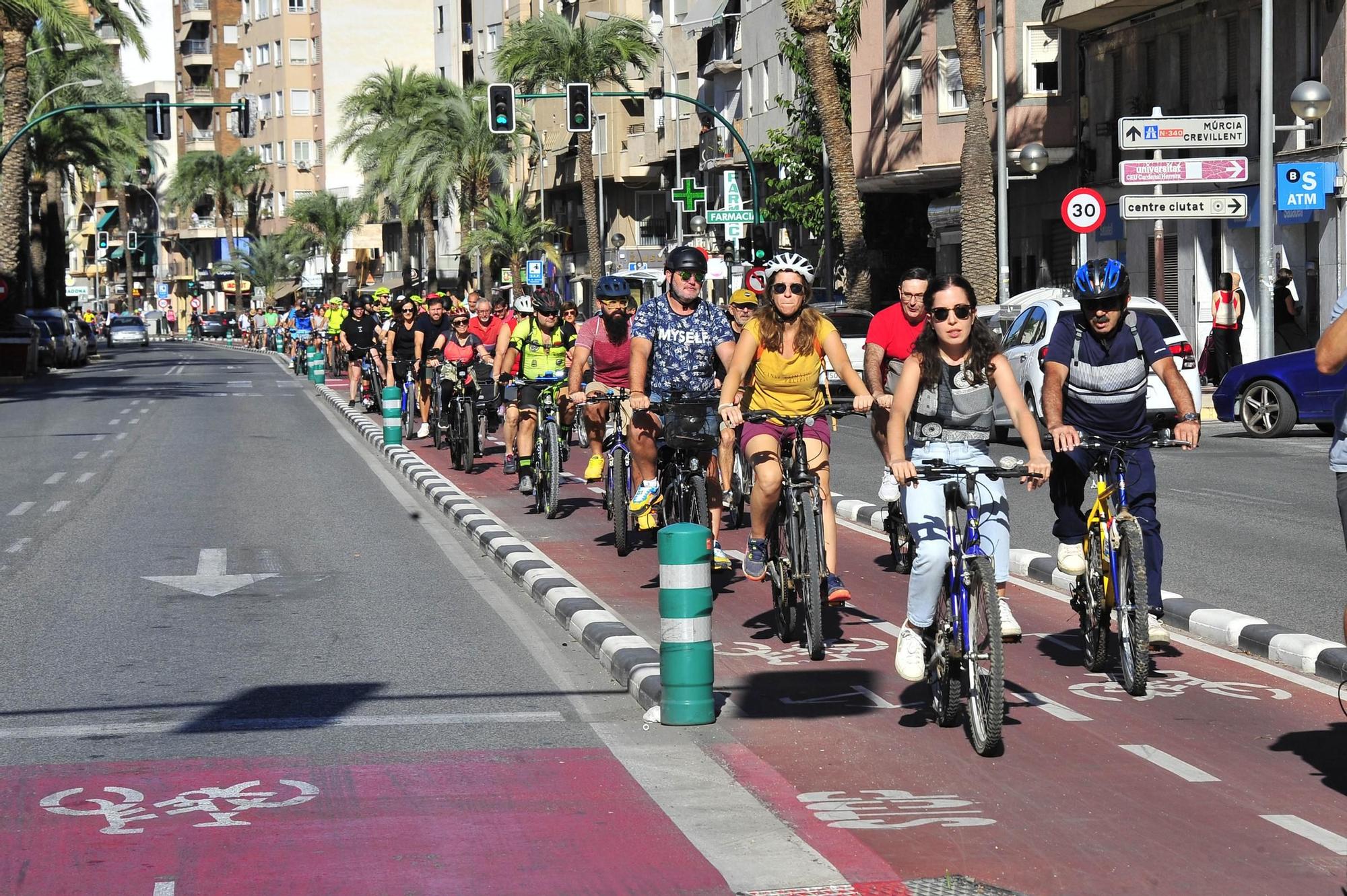 Segunda 'bicifestación' en Elche