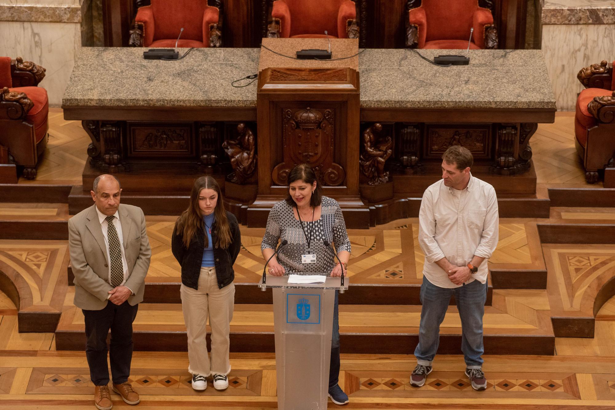 Recepción programa Erasmus en María Pita