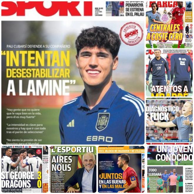 Las portadas de la prensa deportiva de hoy