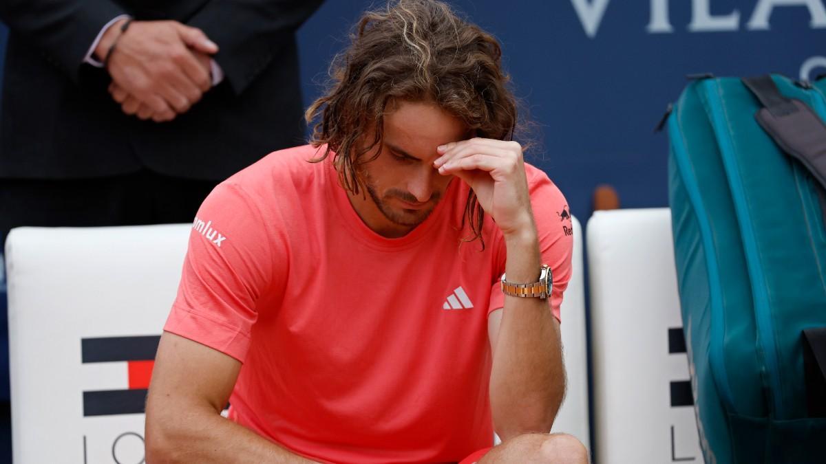 Tsitsipas, resignado tras la final