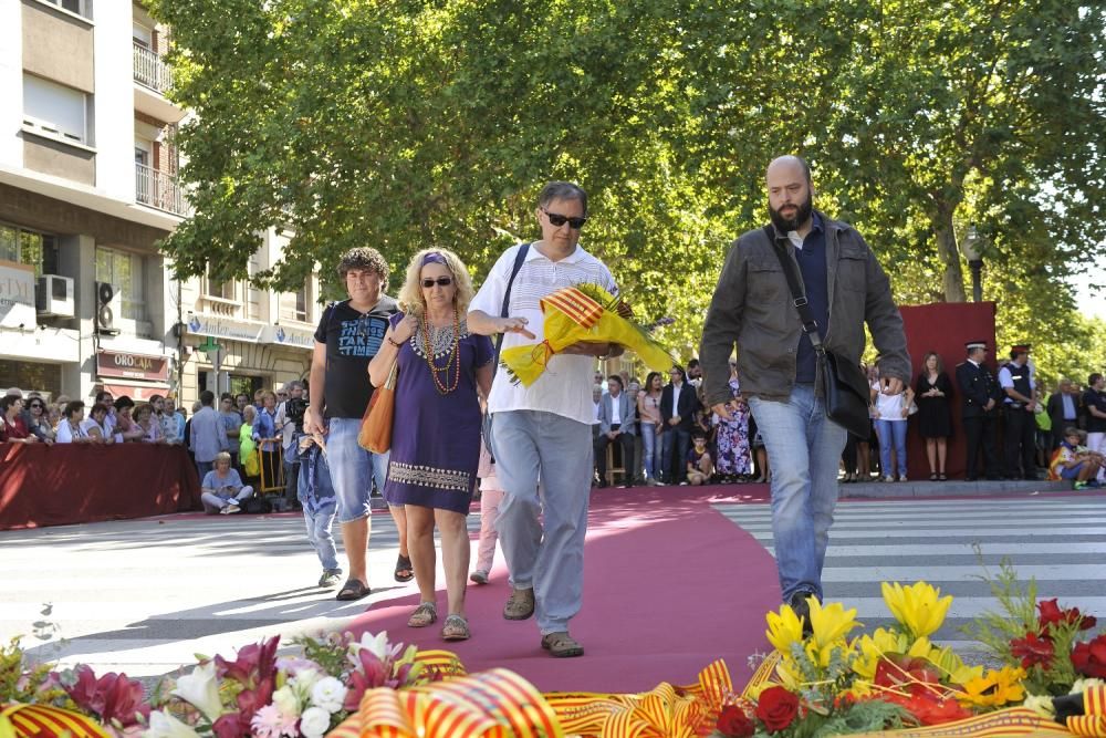 Ofrena de la Diada 2017 a Manresa