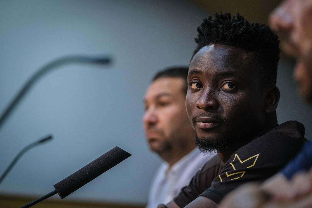 Presentación de Mohammed Dauda (CD Tenerife)