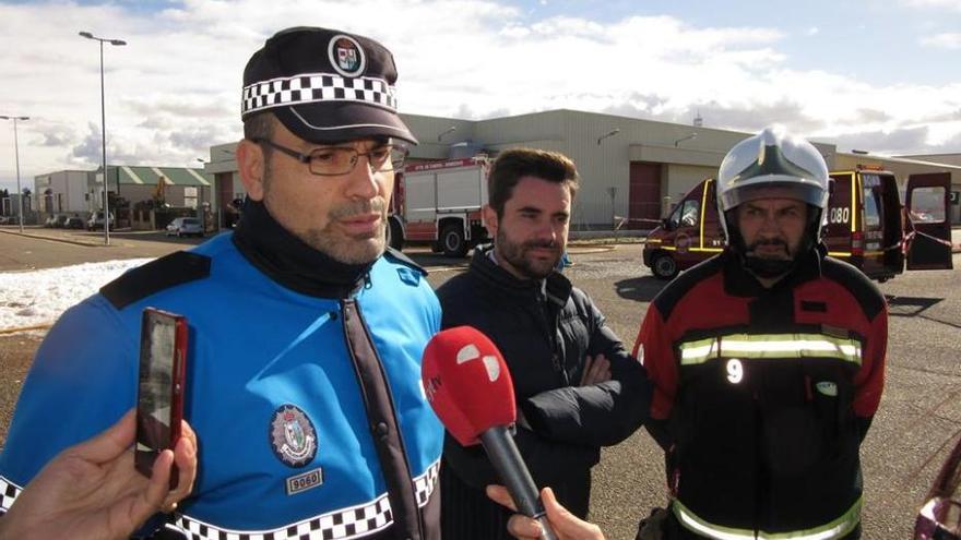 Zamora: Dos camiones colisionan en el polígono de Los Llanos