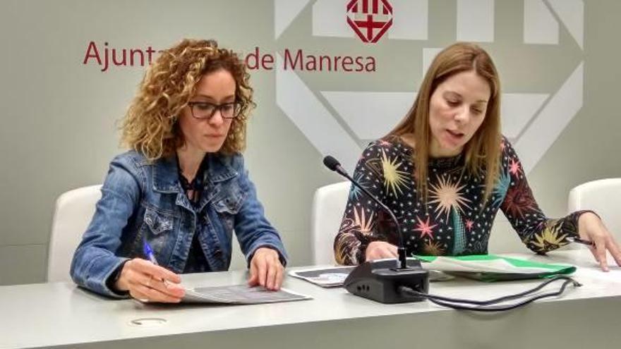 La tècnica Laura Sellarès i la regidora d&#039;Ocupació i Emprenedoria, Cristina Cruz, van explicar el programa