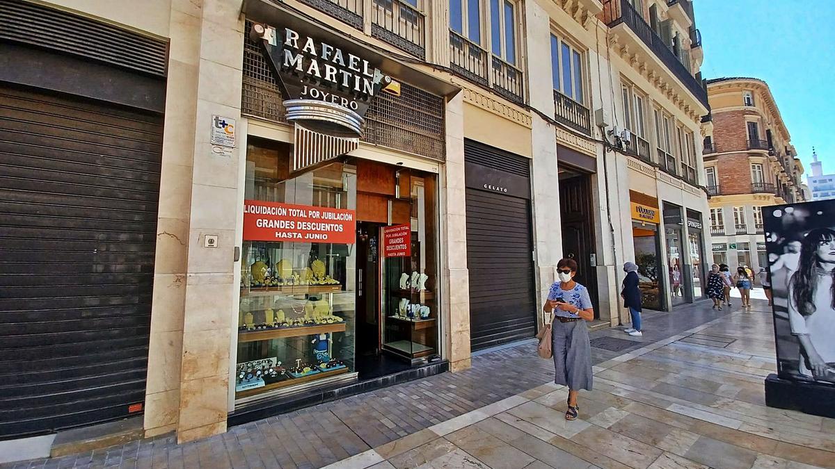 Comercio en Málaga | Cierra la joyería Rafael Martín en la calle Larios