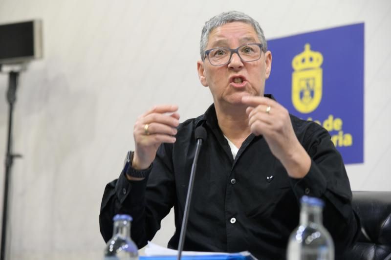 Jack Halberstam, profesor de la Universidad del Sur de California, profesor visitante en la Universidad de Columbia y una de las voces más reconocidas internacionalmente en teoría queer y estudios de género ofrece en el Cabildo de Gran Canaria la charla ?Trans*, más allá de los derechos y el reconocimiento?.  | 17/01/2019 | Fotógrafo: Tony Hernández