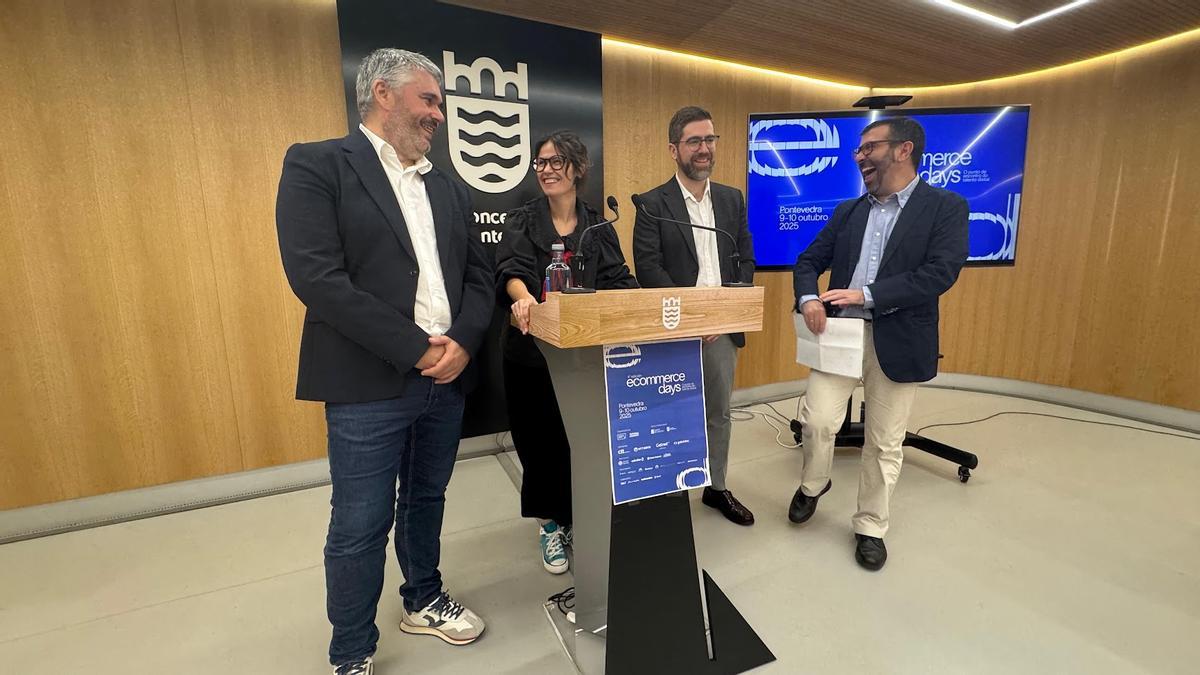 Presentación, ayer, de los Ecommerce Days, que arrancarán mañana en el Pazo da Cultura.