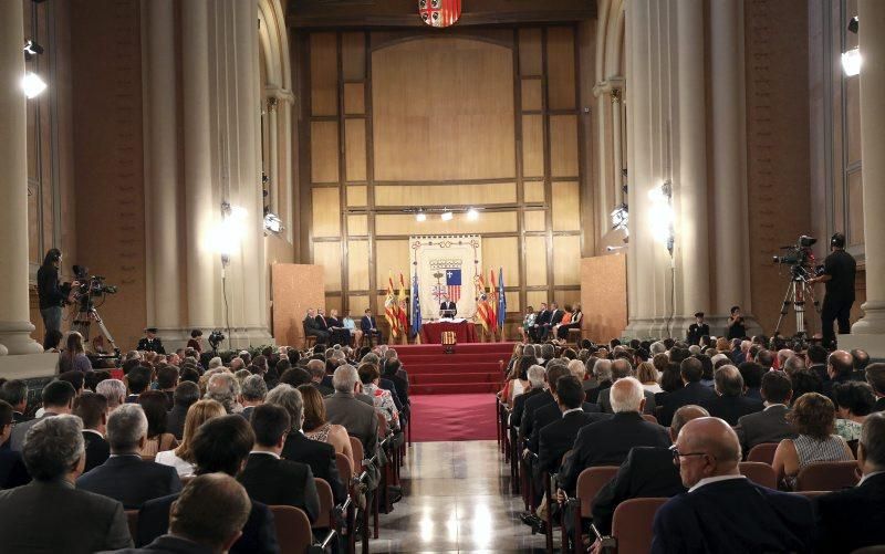 Toma de posesión de las consejeras y consejeros del Gobierno de Aragón