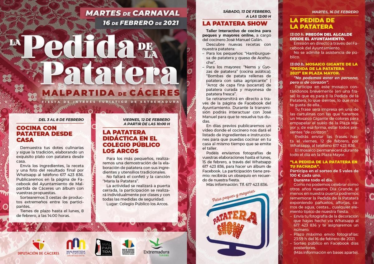 Malpartida de Cáceres se prepara para una una Pedida de la Patatera &quot;desde el corazón&quot;