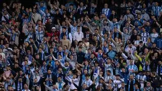 La afición del Málaga CF responde a la llamada de Pellicer