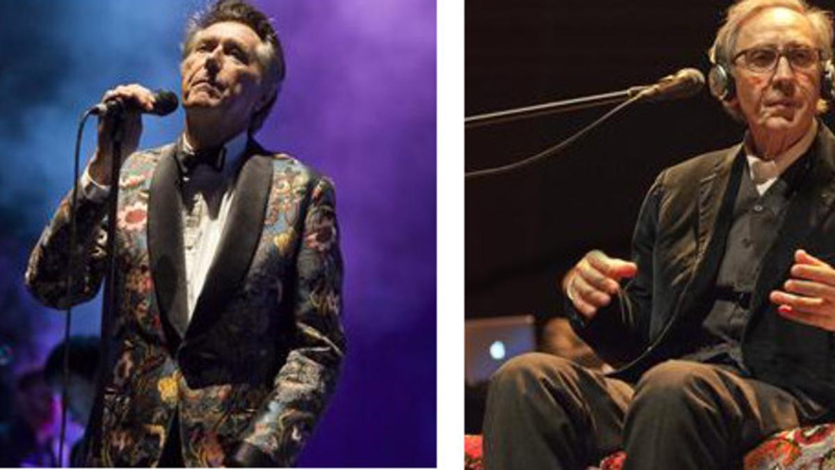Bryan Ferry y Franco Battiato, que actuarán en julio en el Festival de Peralada.