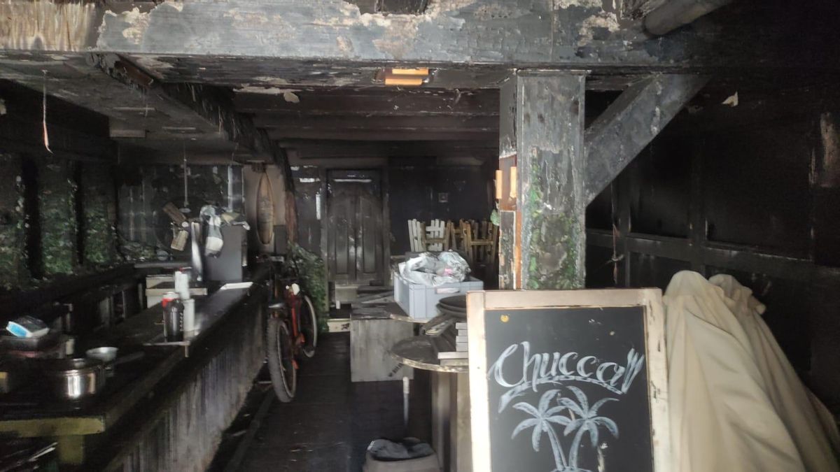 Nach dem Brand im "Chucca".