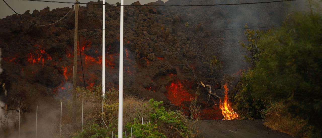 Cronología de las zonas arrasadas por la erupción del Cumbre Vieja