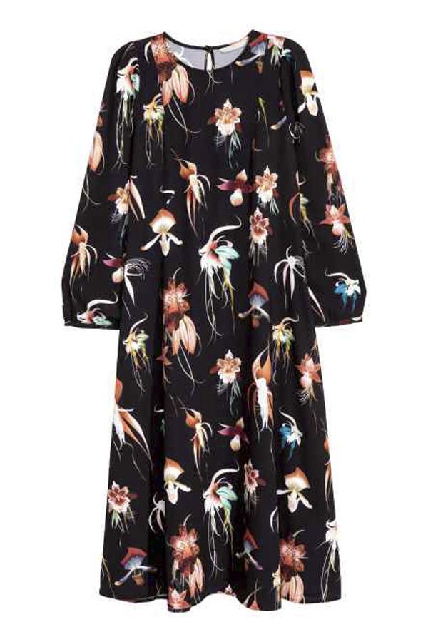 Vestidos de flores para el invierno: H&M