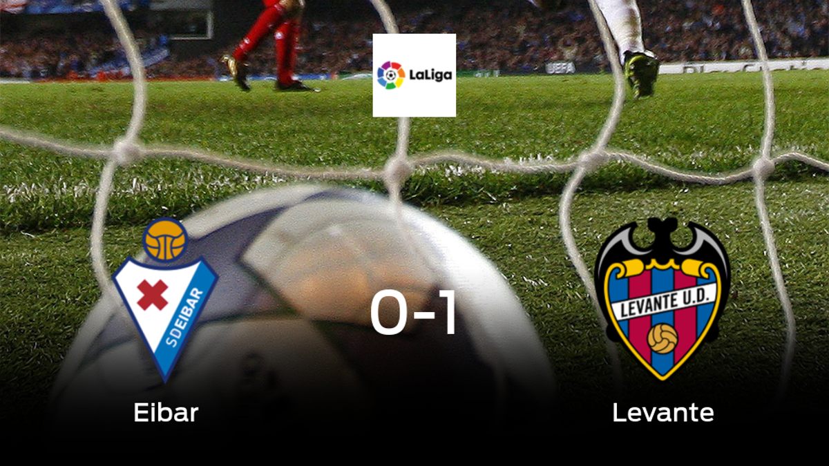 El Levante se queda con los tres puntos después de derrotar 0-1 al Eibar