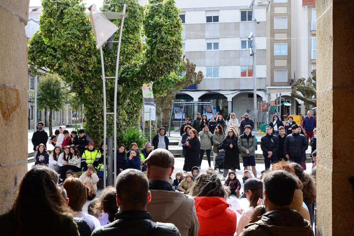 La declaración del alumnado de A Pedra en el 8-M: "As voces do futuro"