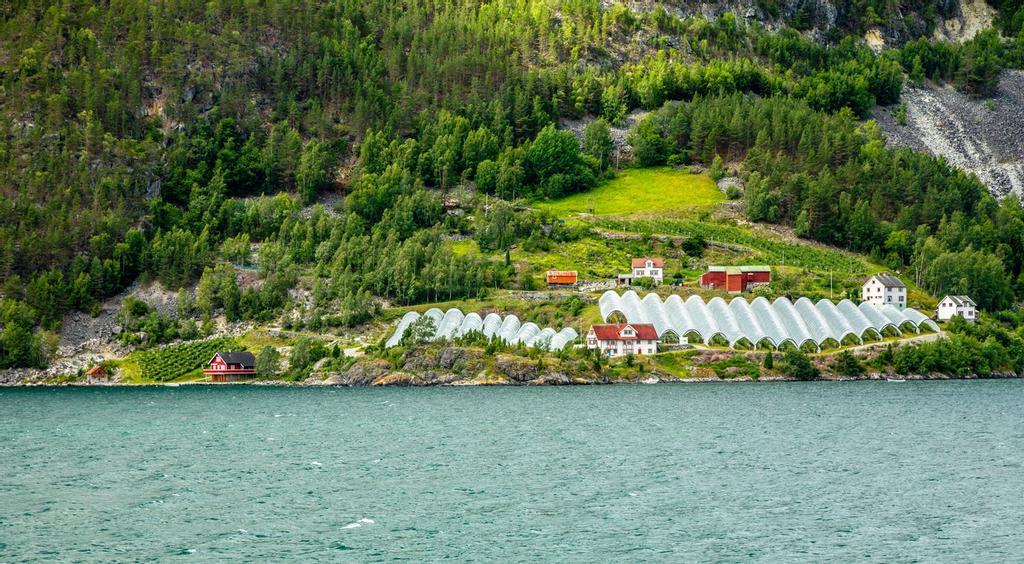 Fiordo de Naeroy, Noruega