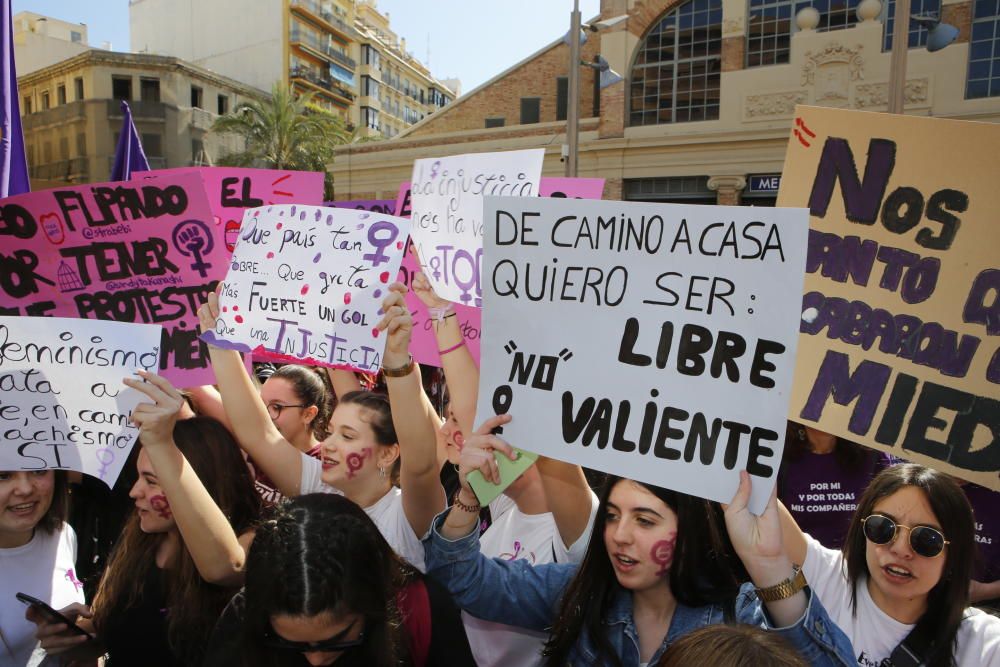 Movilización feminista en Alicante