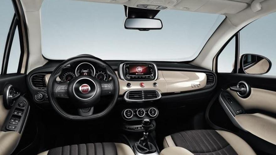 Una imagen del interior del 500X