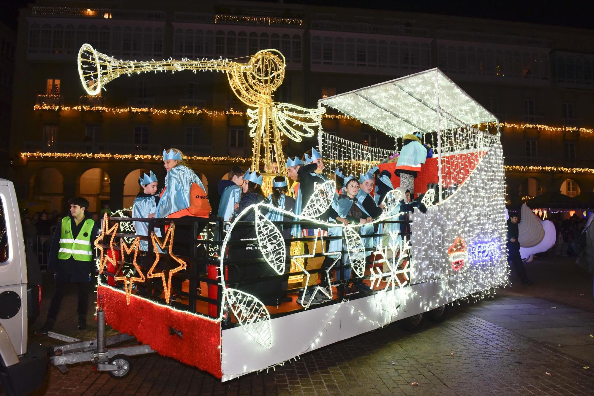 La llegada de los Reyes Magos a María Pita