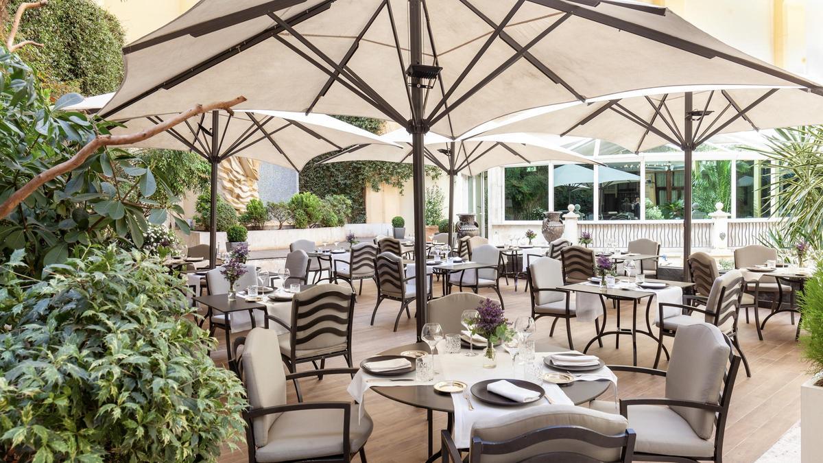 La terraza de El Jardín del InterContinental.