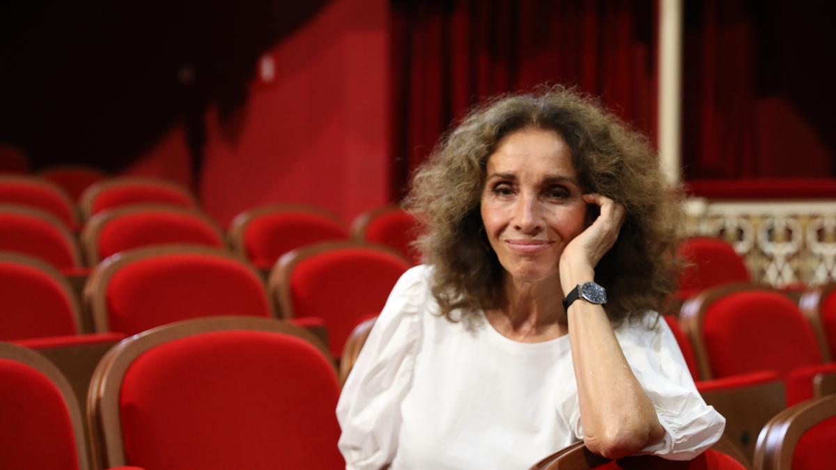 Ana Belén en el Teatro Reina Victoria.