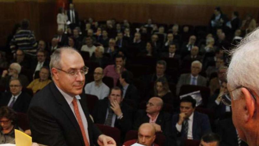 Un momento de la votación del pasado febrero en la CEP. // José Lores