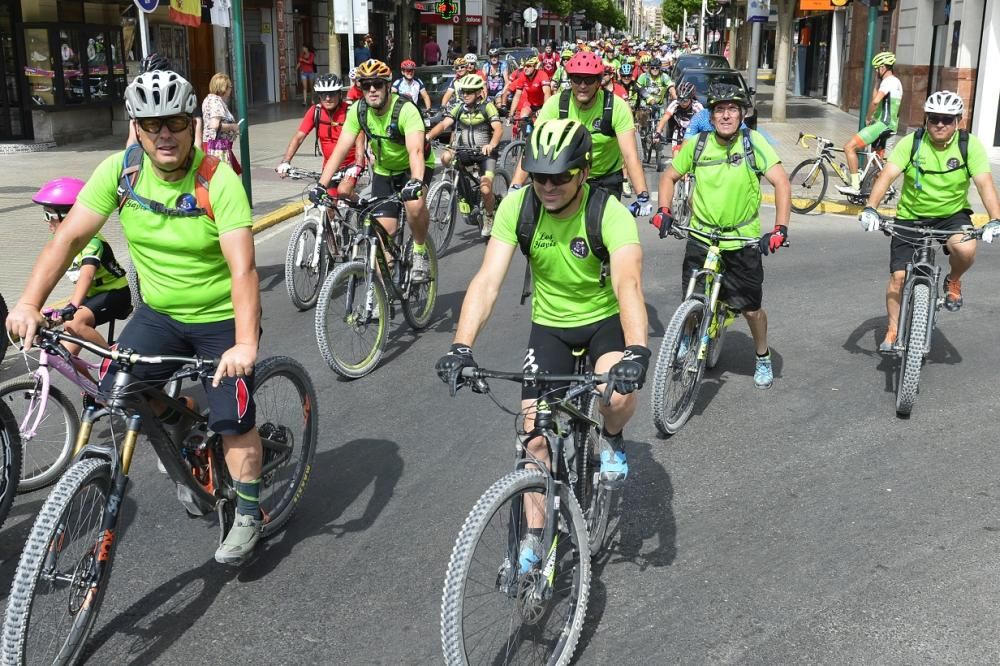 Marcha ciclista contra las multas del Seprona