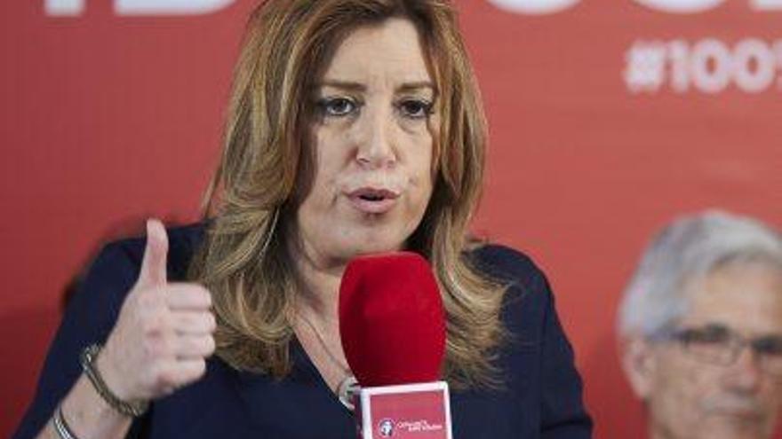 La candidata a liderar el PSOE Susana Díaz