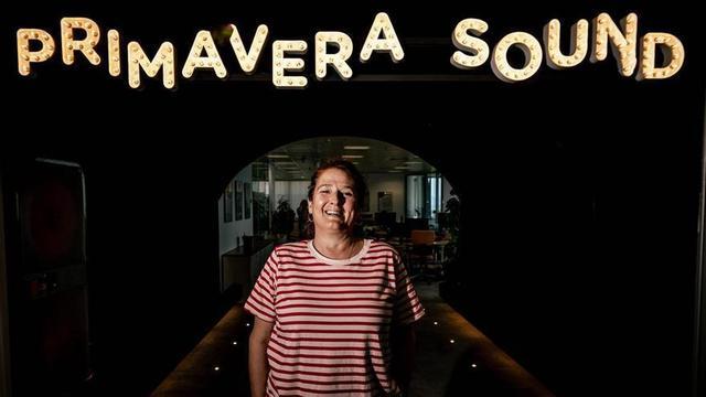 Sonia Harris, ‘host’ del Primavera Sound, a les oficines del festival.