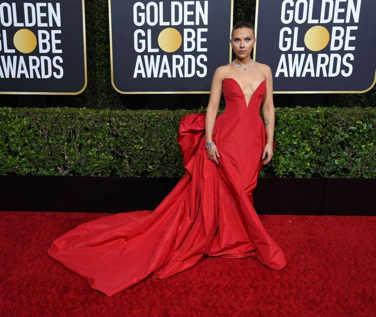 Scarlett Johansson en los Globos de Oro 2020