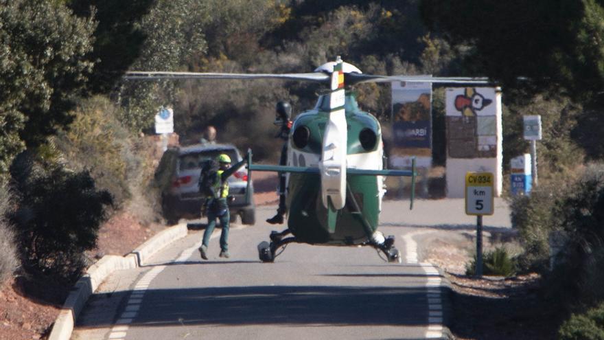 Dispositivo de búsqueda de una persona desaparecida en el Garbí