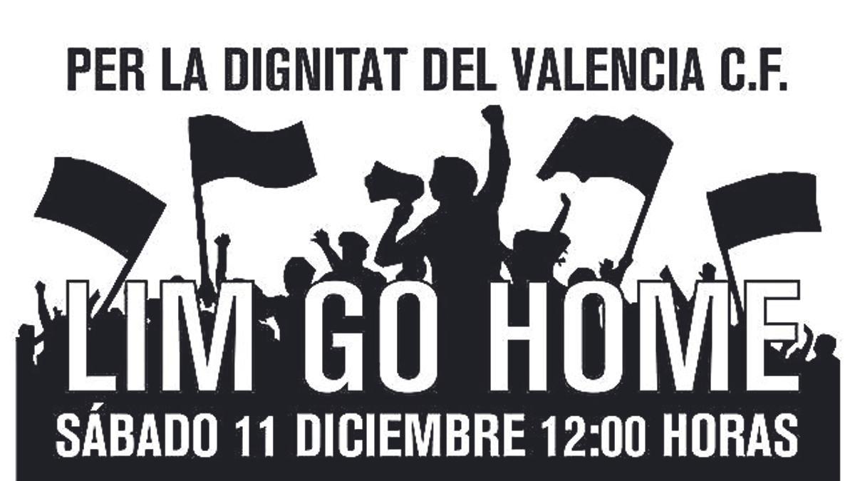 Manifestación programada para este sábado 11 de diciembre a las 12:00 horas.