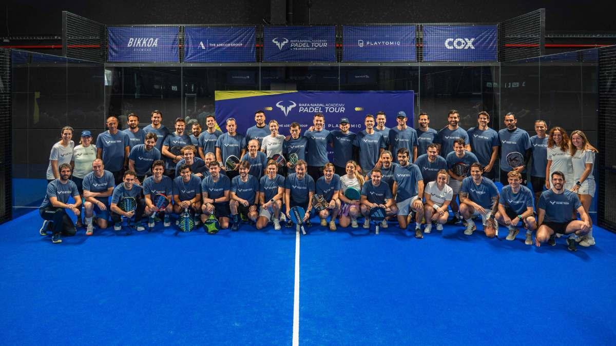 Todos los participantes de la presentación del nuevo circuito amateur de Estados Unidos