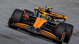 Lando Norris, al volante del McLaren