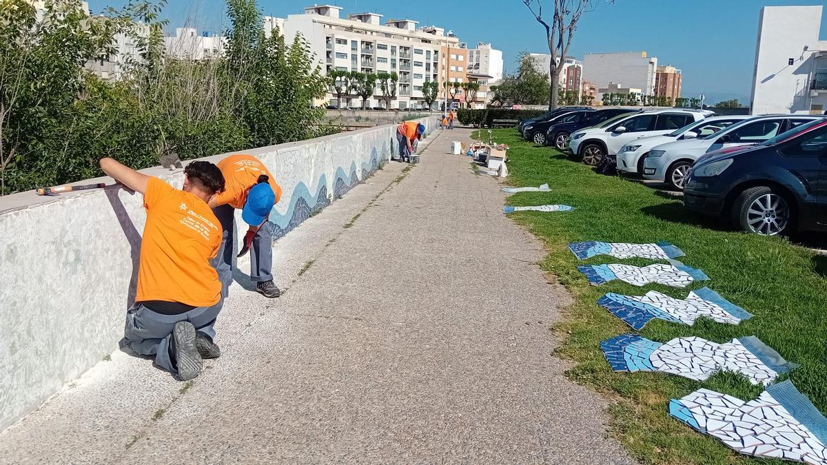 Imagen del anterior taller de empleo de Burriana.