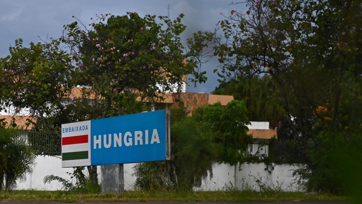 La embajada de Hungría en Brasilia.