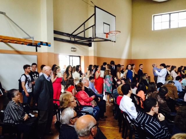 Ceremonias de graduación de Bachillerato en varios institutos de Avilés y Corvera