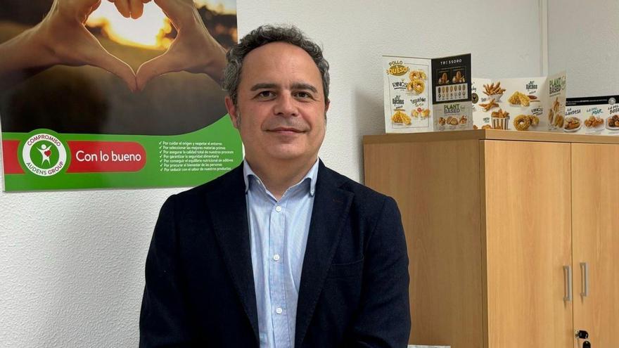 José Alfonso Herrero, en las instalaciones de Audens Food Zamora. | Cedida