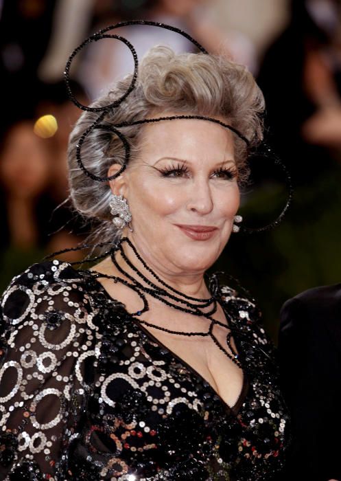 Actress and singer-songwriter Bette Midler ...