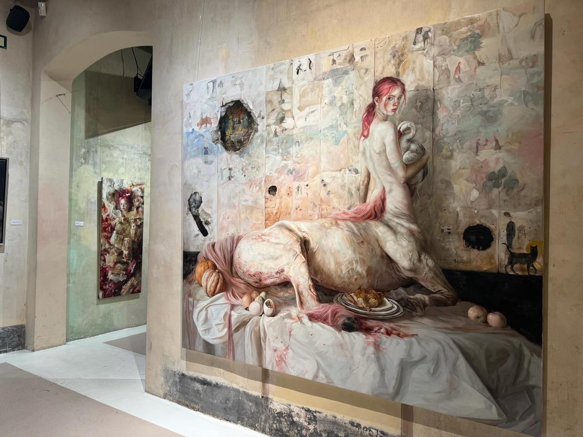 ‘La casa de arena’ es la primera muestra expuesta en España que reúne un gran número de obras del artista.