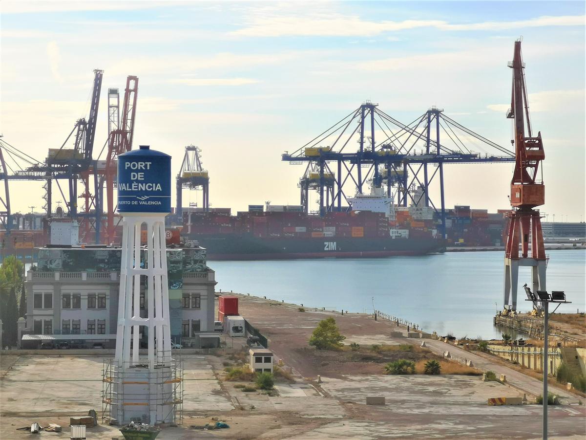 Imagen actual del complejo de la Unión Naval de  Levante.