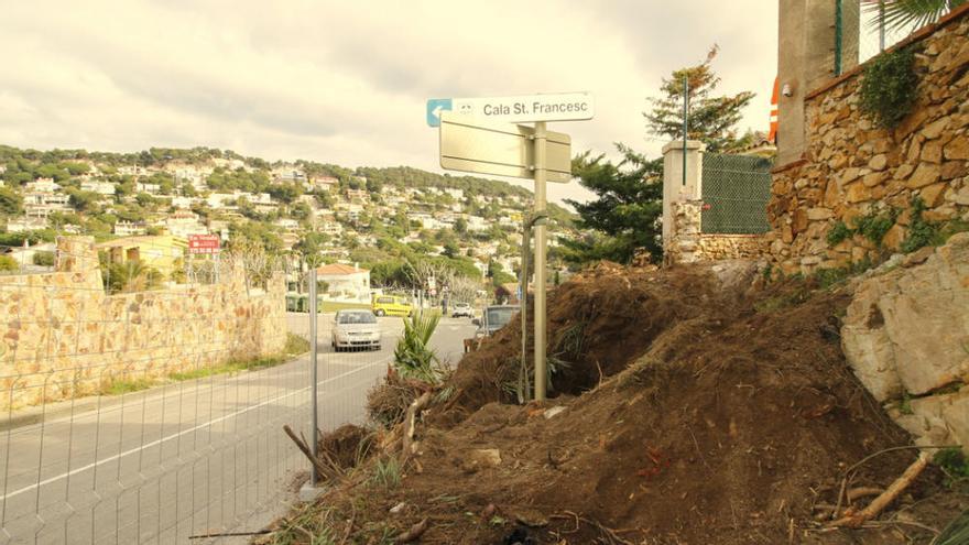 Blanes inicia les obres per obrir un nou accés al camí de ronda a la zona de Cala Bona