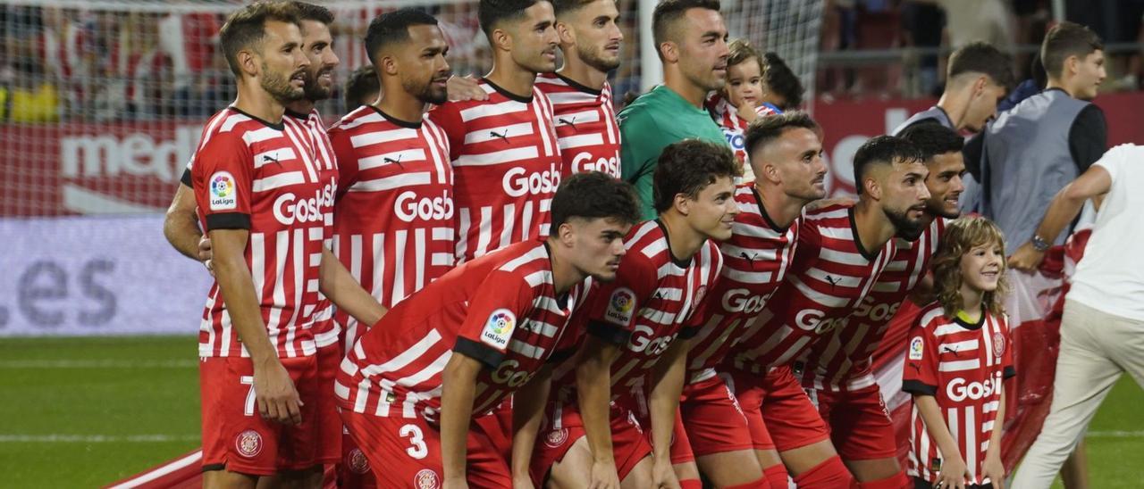 L’onze titular que el Girona va presentar a Montilivi contra el Getafe