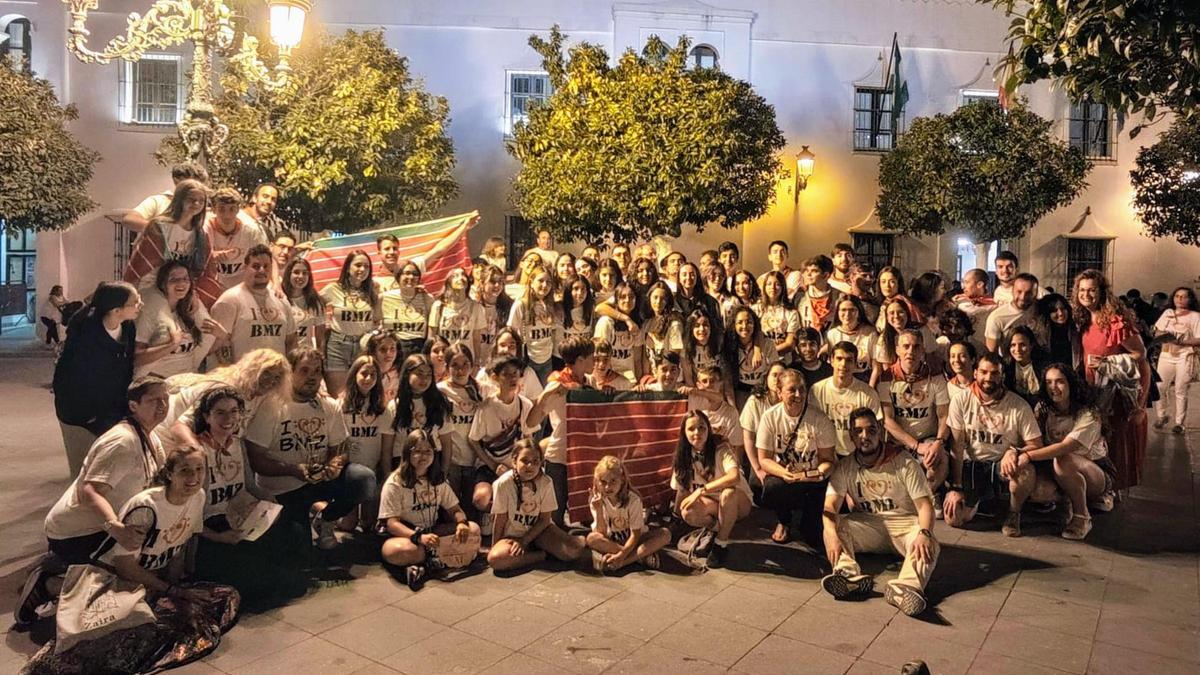 La Banda de Música de Zamora tras recibir los premios en el Certamen Nacional de Bandas de Música Villa de Olivares